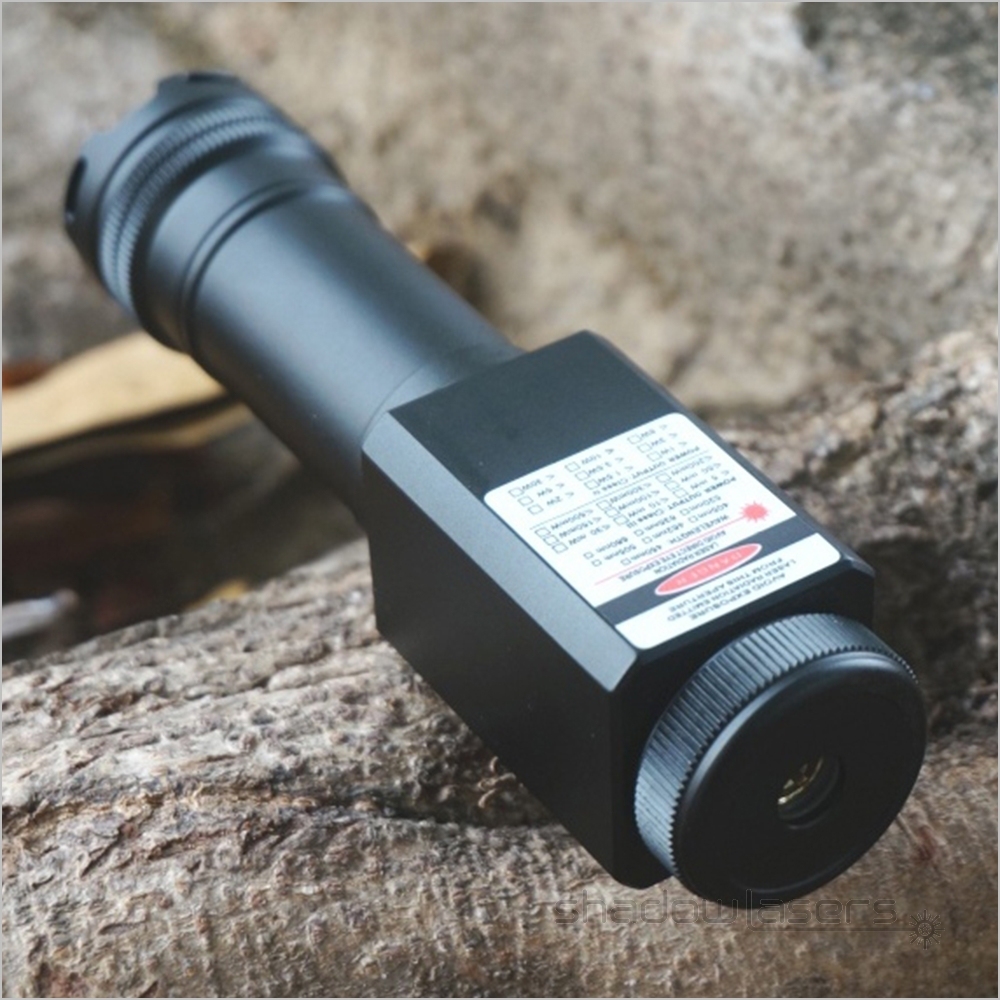 RD7 638nm WATERPROOF Red Laser Pointer 1000MW-2000MW Double Beam IP7 Up to 5 Meters