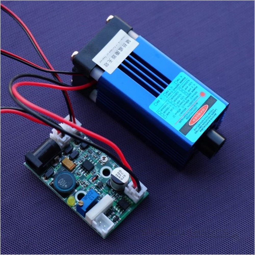 BM1 445nm Blue Laser Module Air-cooled TTL Modulation 1000MW-2000MW
