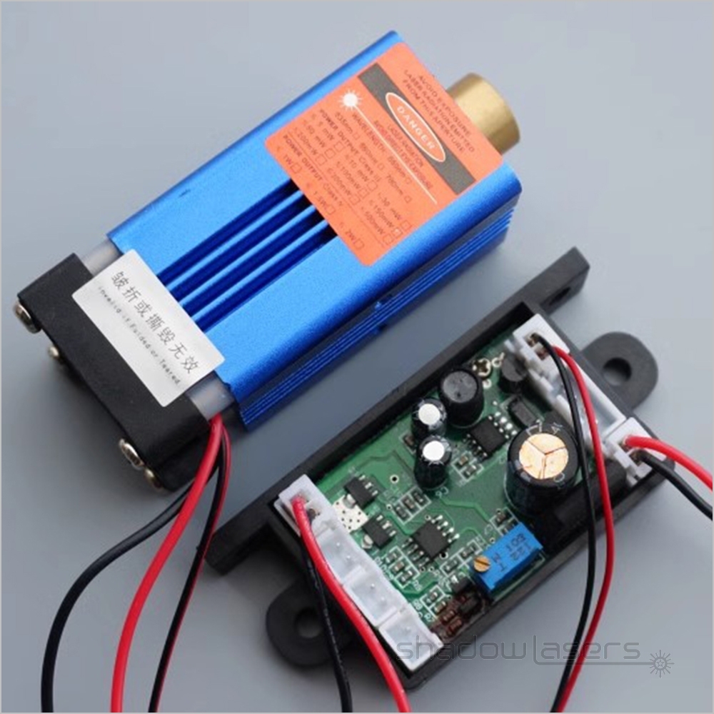 RM1 660nm Red Laser Module Air-cooled TTL Modulation 200MW Crosshair Straight Line