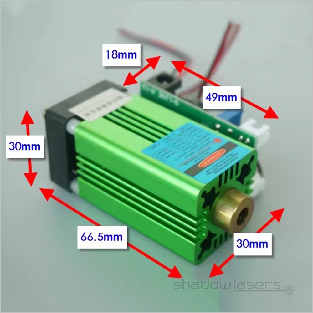 VM1 405nm Purple Laser Module Air-cooled TTL Modulation 100MW-300MW-800MW-1000MW