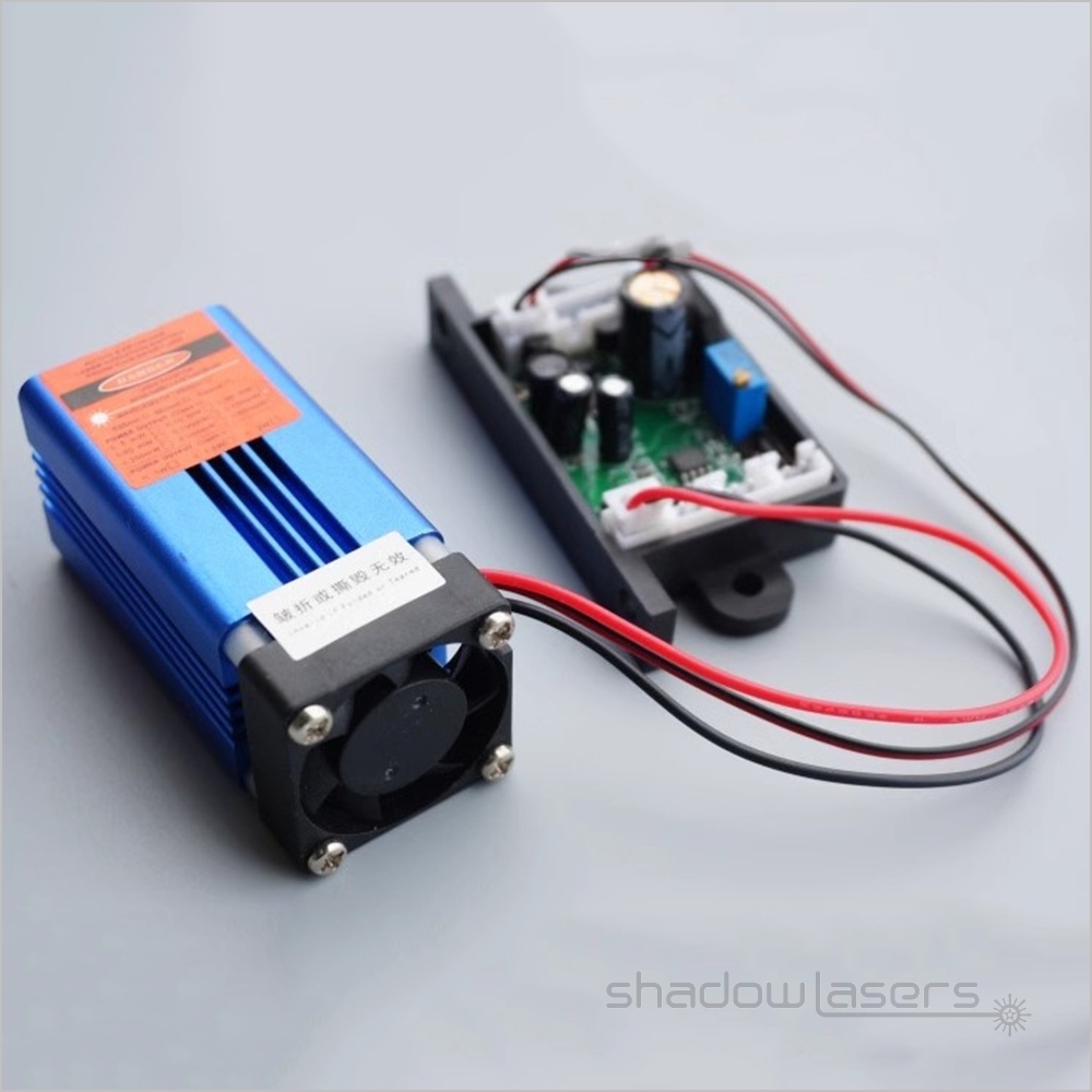 RM1 660nm Red Laser Module Air-cooled TTL Modulation 200MW Crosshair Straight Line