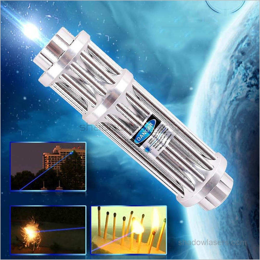 BX3-450nm Gatling BURNING Blue Laser Pointer 1000MW-2000MW-3000MW