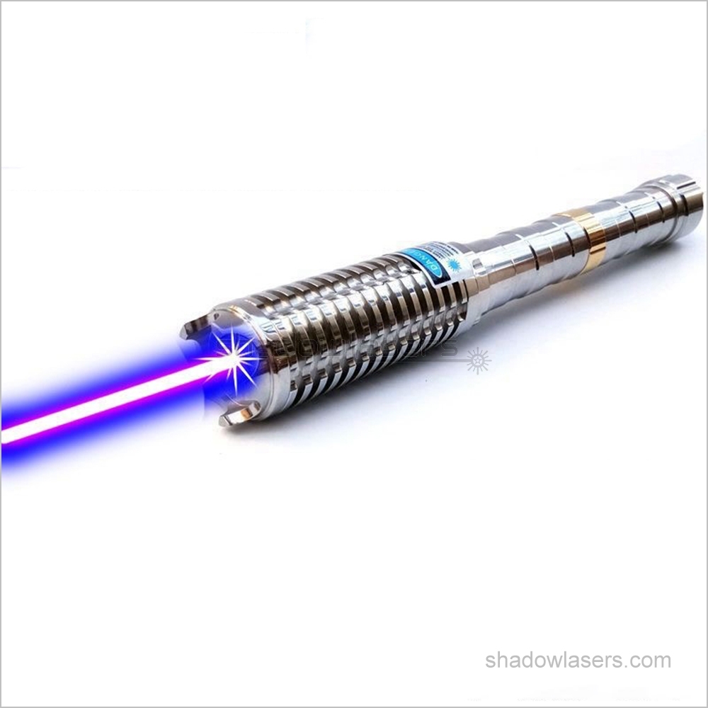 BX9-450nm BURNING Blue Laser Pointer 1500MW-2000MW-3000MW-6000MW Stainless Steel