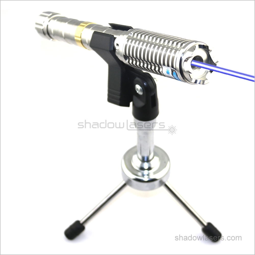 BX9-450nm BURNING Blue Laser Pointer 1500MW-2000MW-3000MW-6000MW Stainless Steel