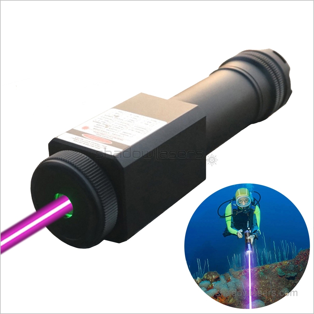 VD7 405nm Waterproof IP7 Purple Laser Pointer 800MW Under Water 5M