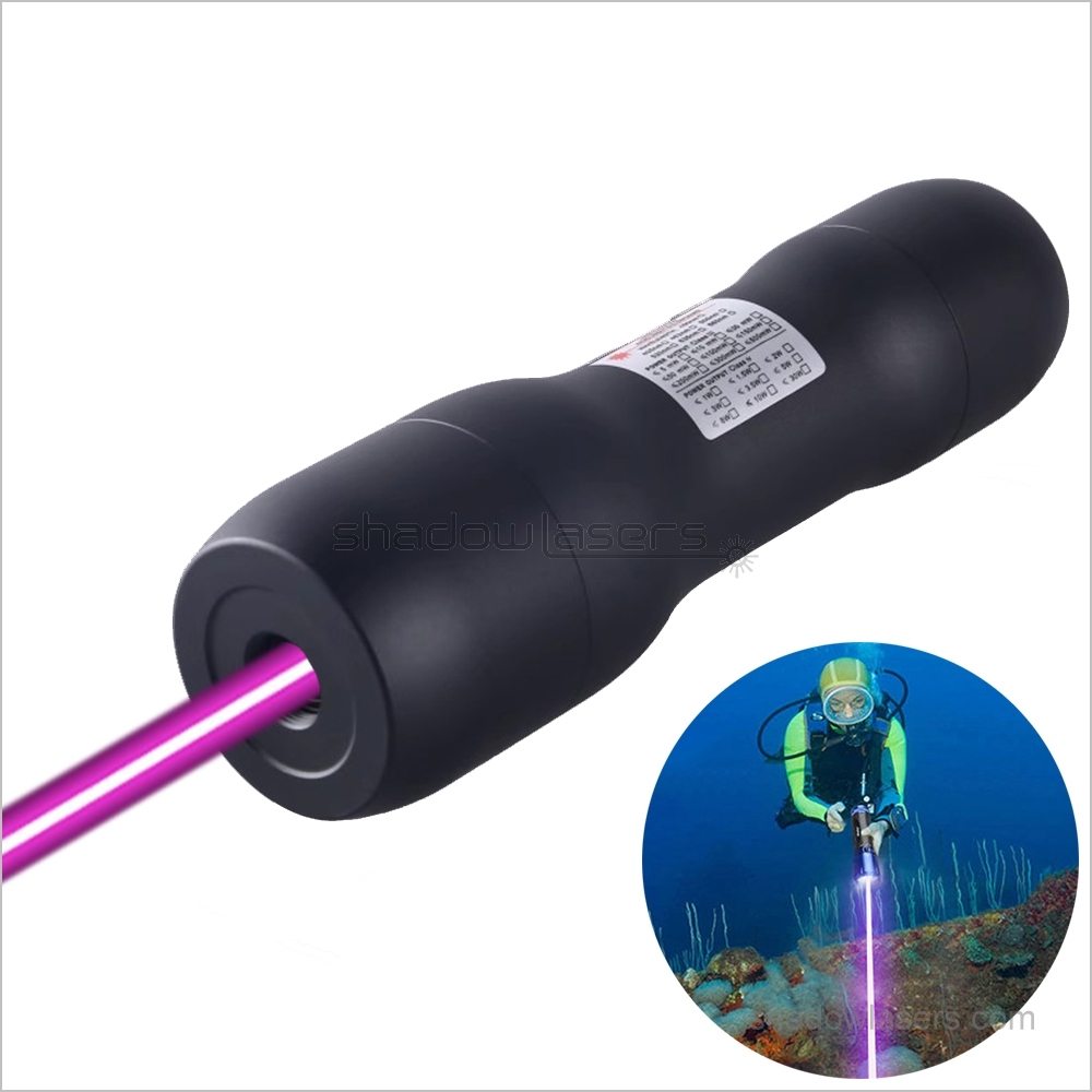 VD8 405nm Waterproof IP7 Purple Laser Pointer 800MW Under Water 5M