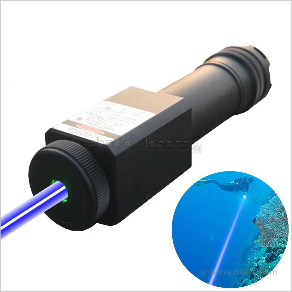 BD7 450nm Waterproof IP7 Blue Laser Pointer 2000MW-5000MW Under Water 5M