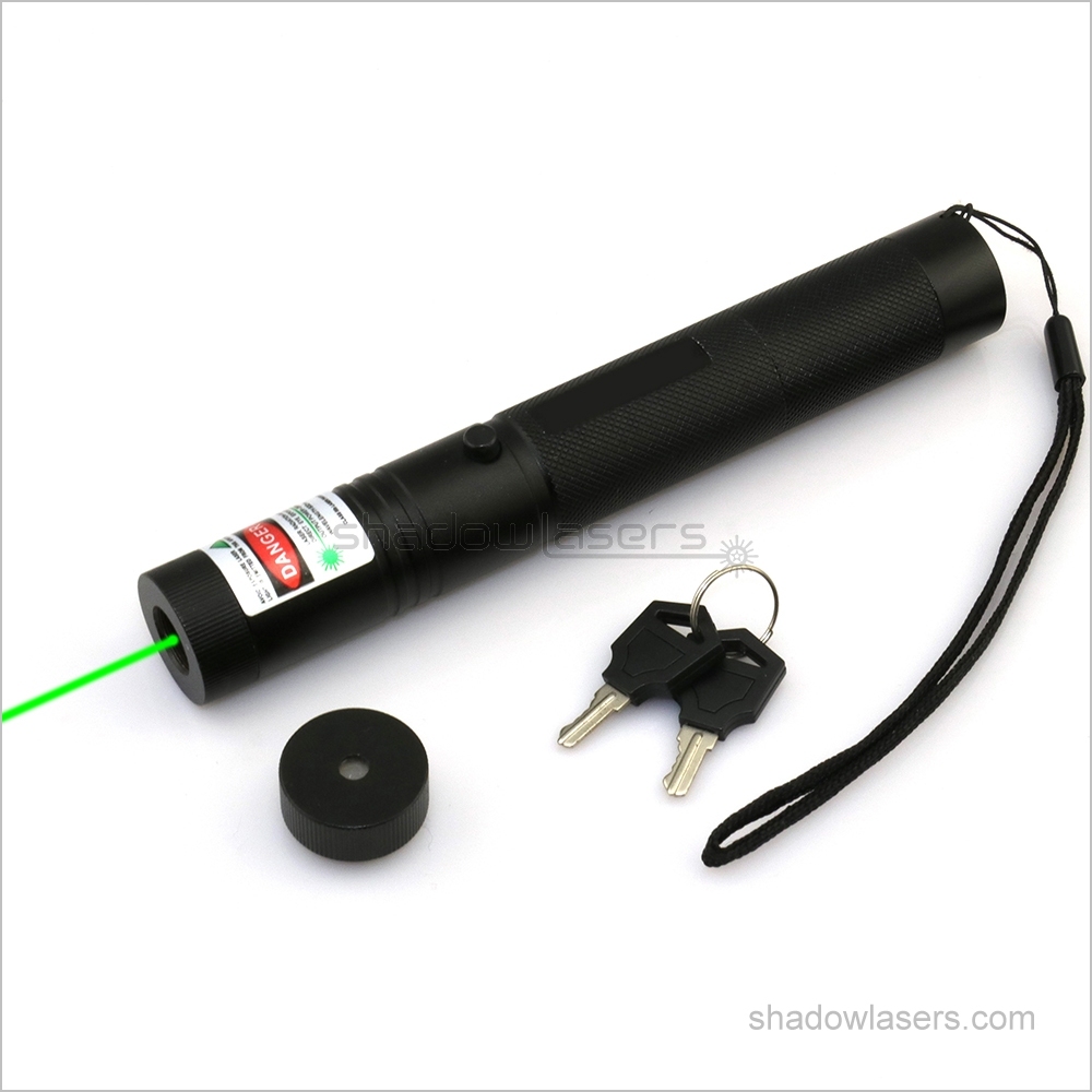 GS5-F5 532nm Green Laser Pointer & 5 Star Caps 100MW