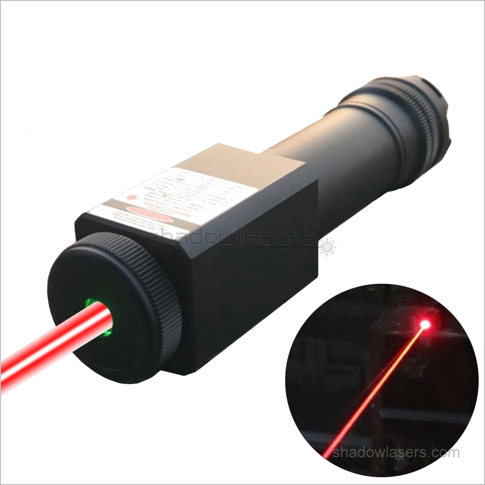 RD7 638nm Waterproof IP7 Red Laser Pointer 1200MW-2100MW Double Beam Under Water 5M