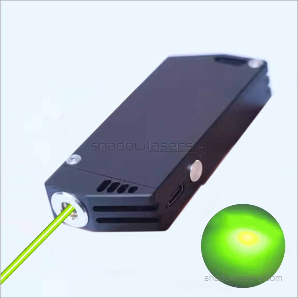 GY-D2 Rectangular 555nm Green-Yellow Laser Pointer 20MW