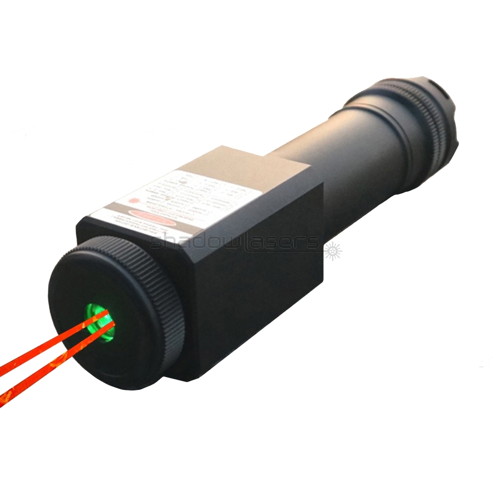 RD7 638nm Waterproof IP7 Red Laser Pointer 1200MW-2100MW Double Beam Under Water 5M