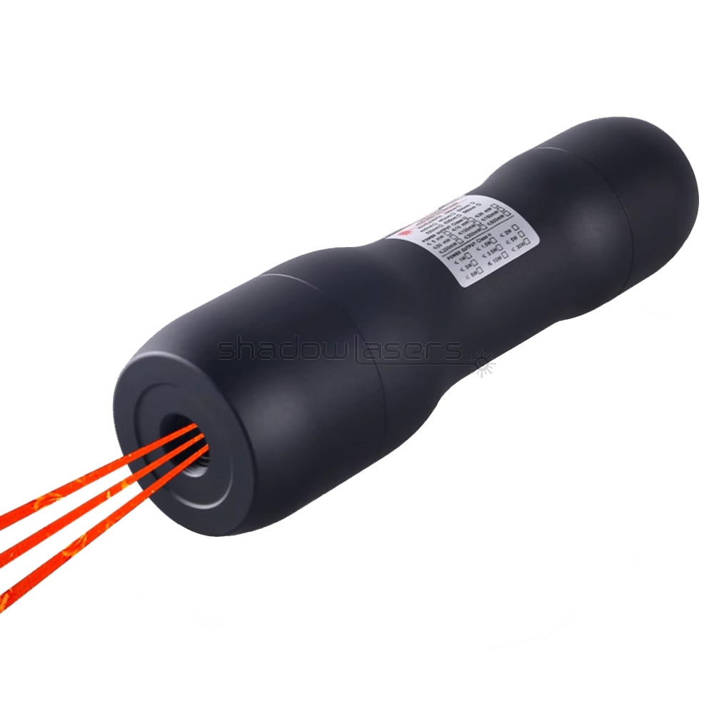 “PROMEUS” RD8 638nm Waterproof IP7 Red Laser Pointer 1200MW-2100MW-2500MW Multi Beam