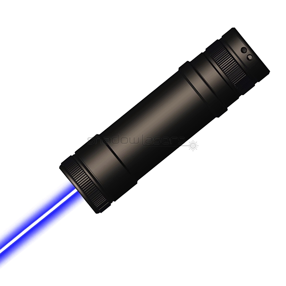"POSEIDON" BD9 450nm Waterproof Blue Laser Pointer 2W-5 WATT Diving Depth of 1000M