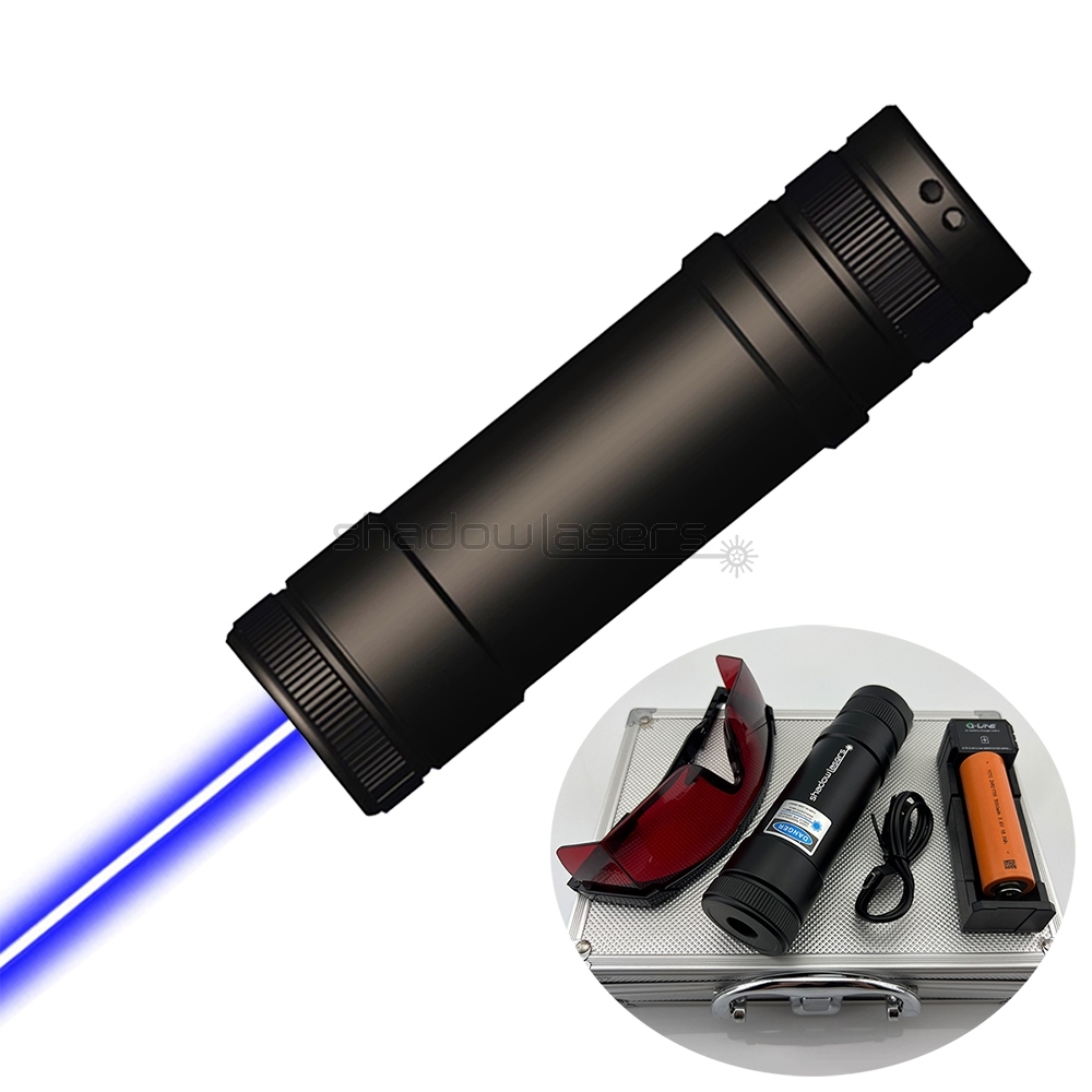 "POSEIDON" BD9 450nm 2W, 5W, 6W Waterproof BURNING Blue Laser Pointer Diving Depth of 1000M