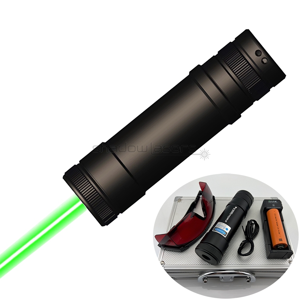 "POSEIDON" GD9 520nm 1W, 1.5W Waterproof BURNING Green Laser Pointer Diving Depth of 1KM