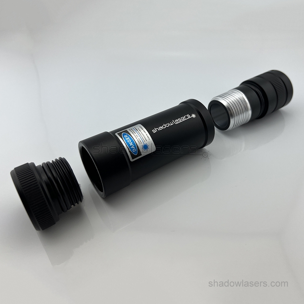 "POSEIDON" BD9 450nm 2W-5W-6W Waterproof BURNING Blue Laser Pointer Diving Depth of 1000M