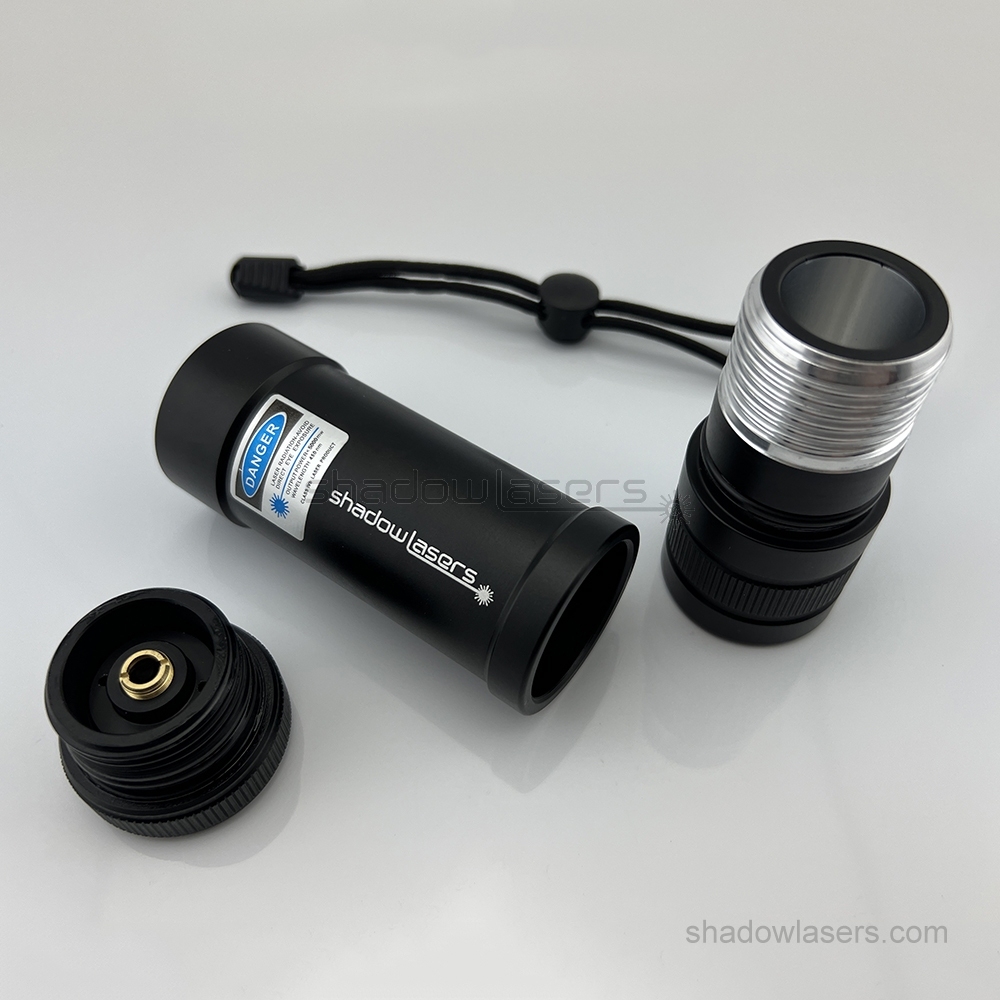 "POSEIDON" BD9 450nm 2W-5W-6W Waterproof BURNING Blue Laser Pointer Diving Depth of 1000M