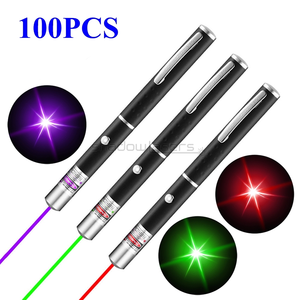 Wholesale P1 Green Laser Pointer Red Laser Pen Purple Laser Beam 5mW Free DHL