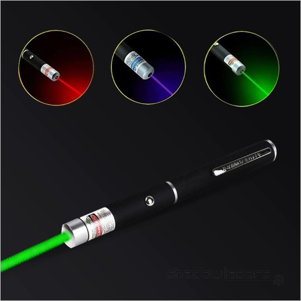 Wholesale P1 Green Laser Pointer Red Laser Pen Purple Laser Beam 5mW Free DHL