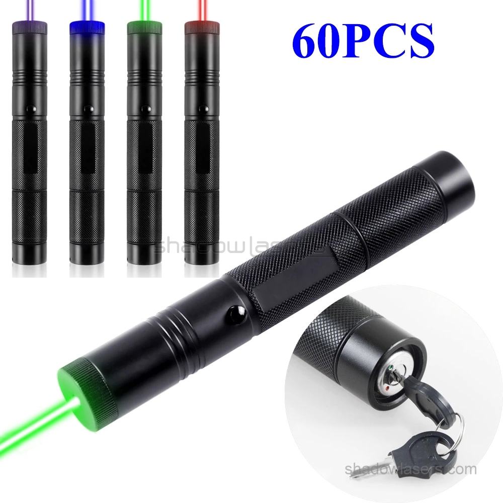 60PC Wholesale S3 100mW Green Laser Pointer 200mW Red Laser Torch 100mW Blue Purple Laser Beam Free DHL