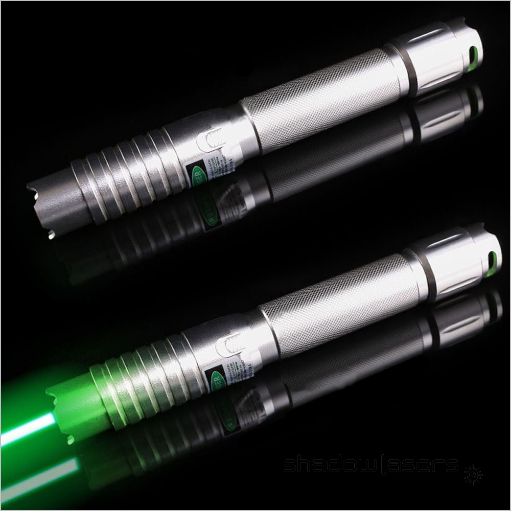 GQ1-520nm Adjustable Focus Burning Green Laser Pointer 100MW-1000MW