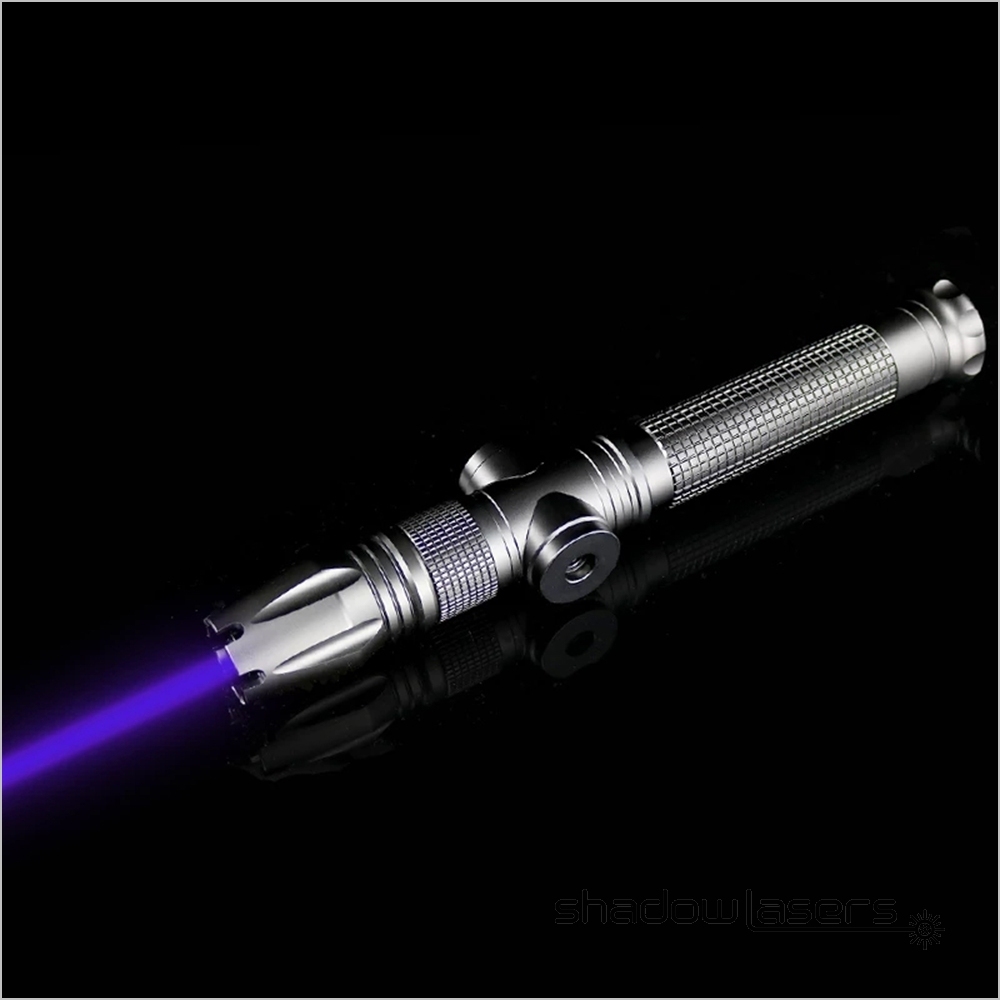 BH8 450nm SUPER POWER  Adjustable Focus Burning Blue Laser Pointer 2500MW-3000MW