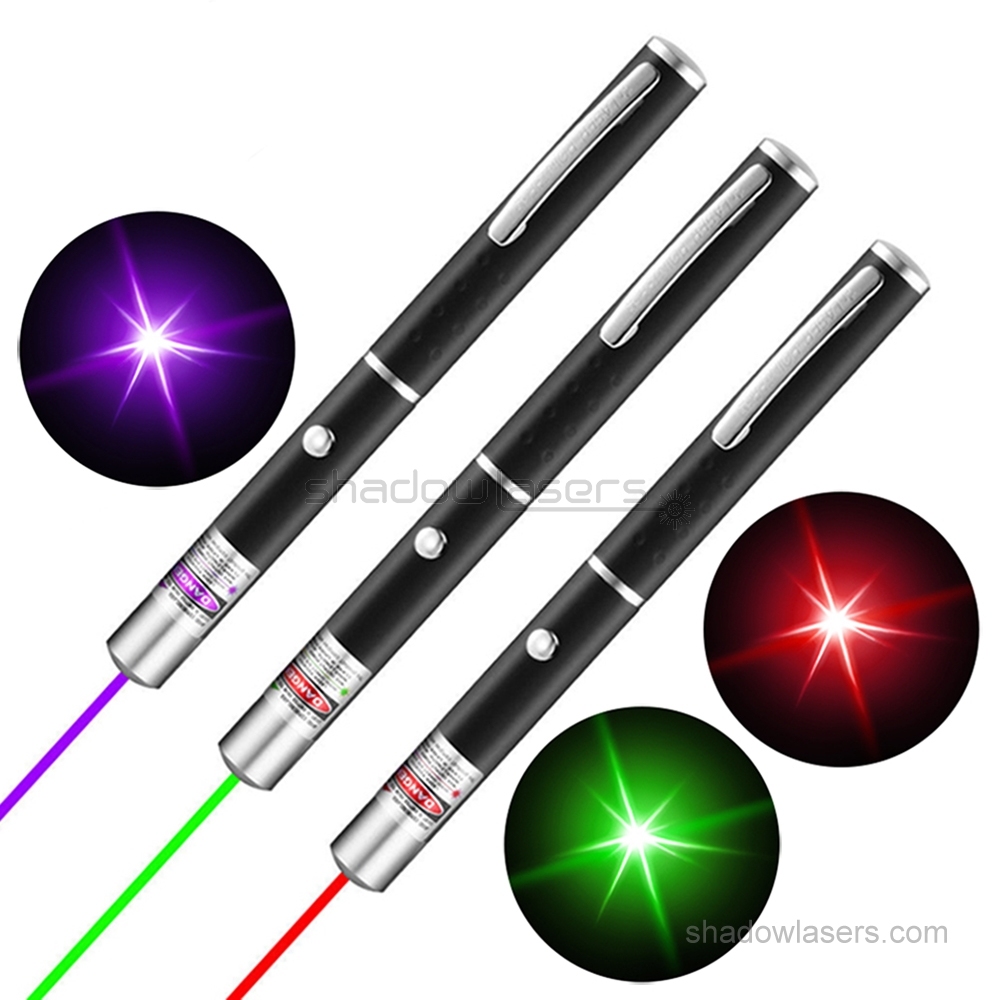 300PCS Wholesale P1 Green Laser Pointer+Red Laser Pen+Purple Laser Beam 5mW Free DHL
