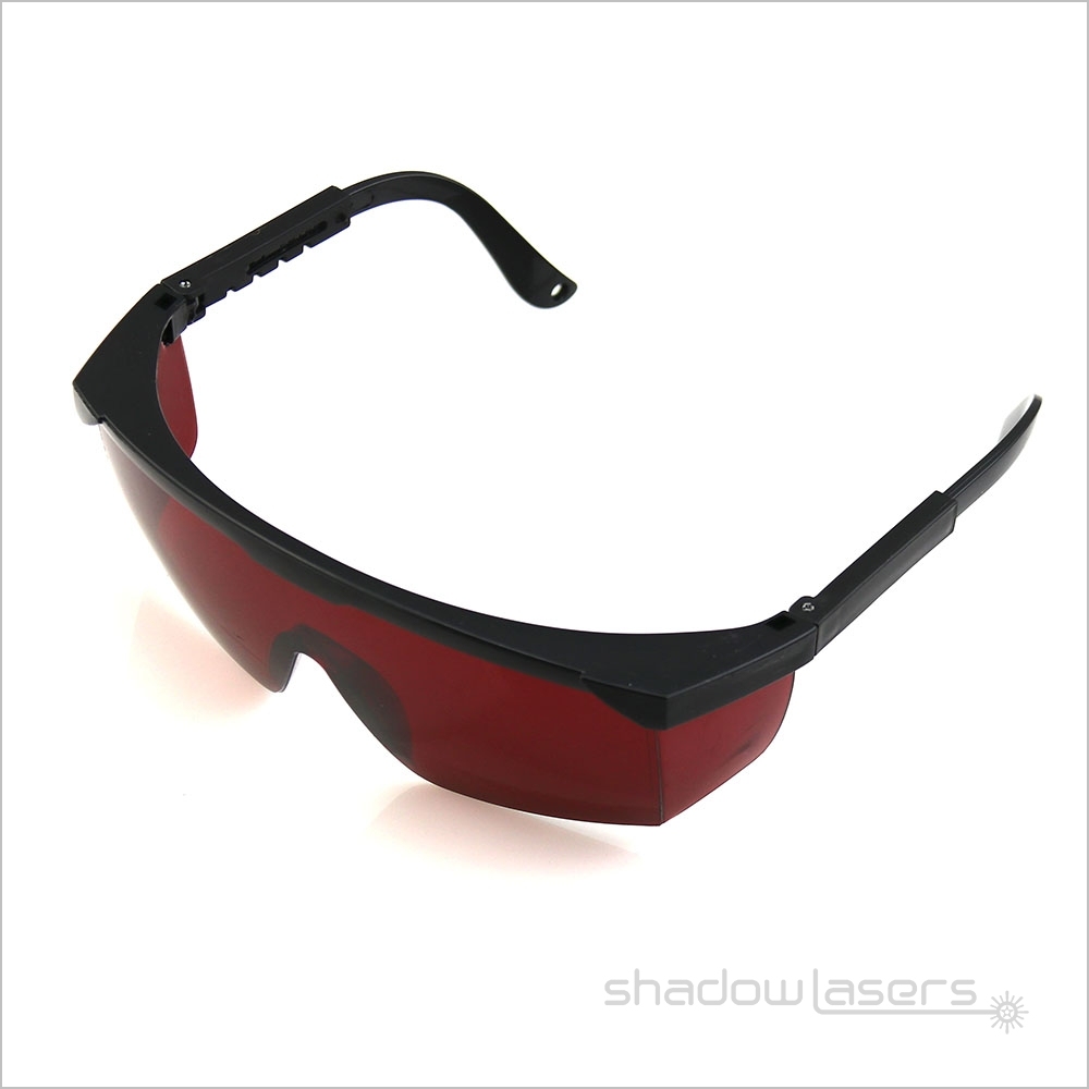 Wholesale T1S8 Red Laser Safety Goggles For 190nm-550nm Laser Pointer OD4+ CE VLT>35% Free DHL