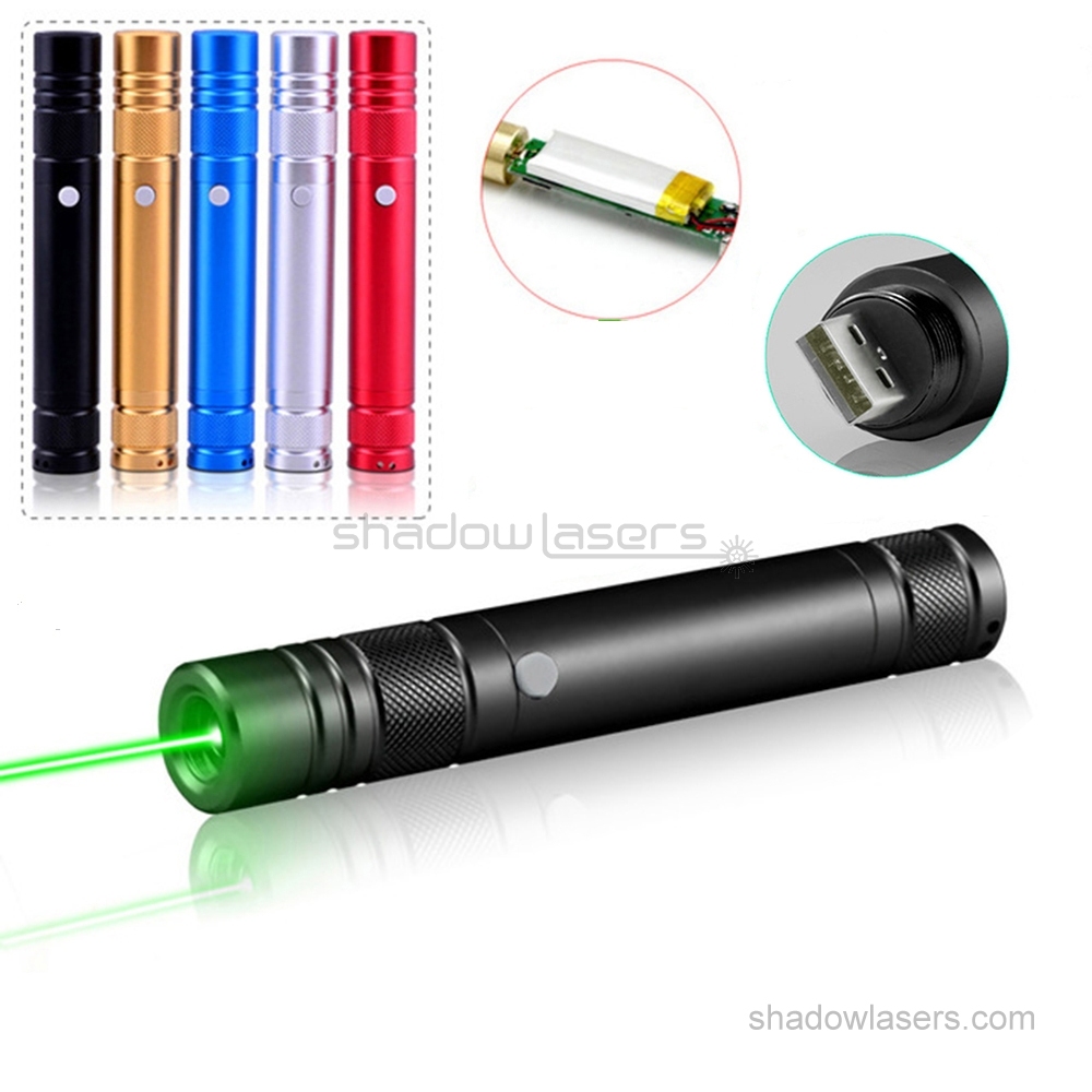 60PC Wholesale U6 100mW USB Green Laser Pointer Red Laser Torch Free DHL