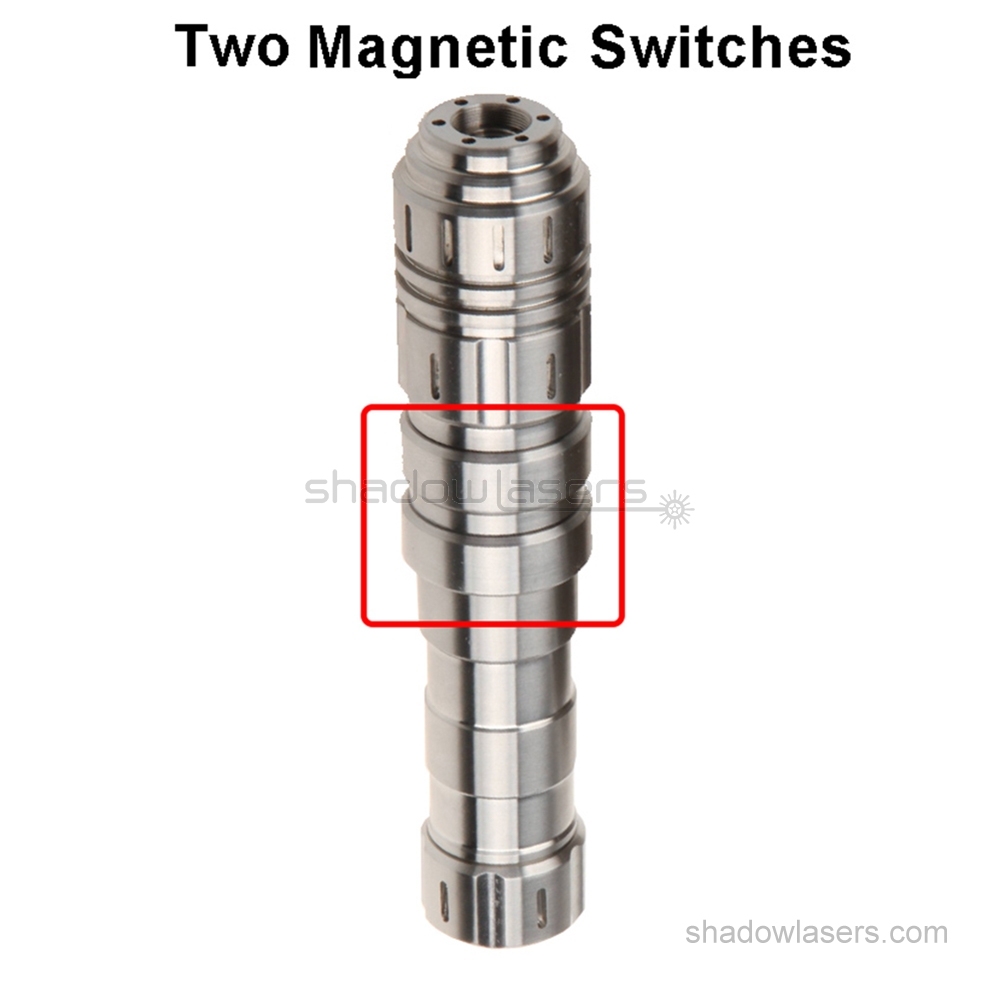 "Laser Rangers" BW6-TM 445nm 7 Watts BURNING Blue Laser Pointer & Two Magnetic Switches