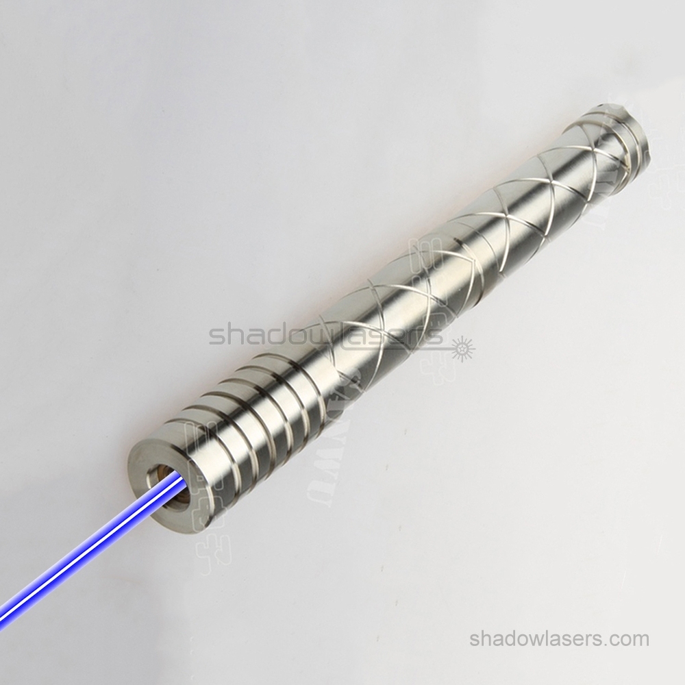 "HERO" BW5 445nm 1.5W, 3W, 5W, 6W, 7W BURNING Blue Laser Pointer Sanwu Silver Series