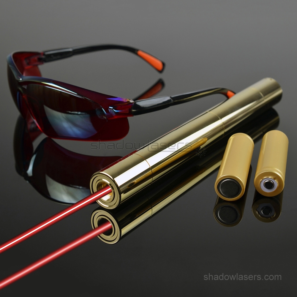 "HERO" RW5 638nm 1W,2W BURNING Red Laser Pointer Sanwu Silver Series