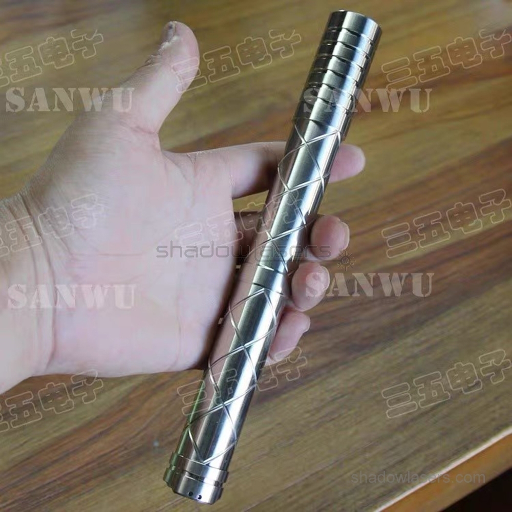 "HERO" BW5 445nm 7 Watts BURNING Blue Laser Pointer Sanwu Silver Series