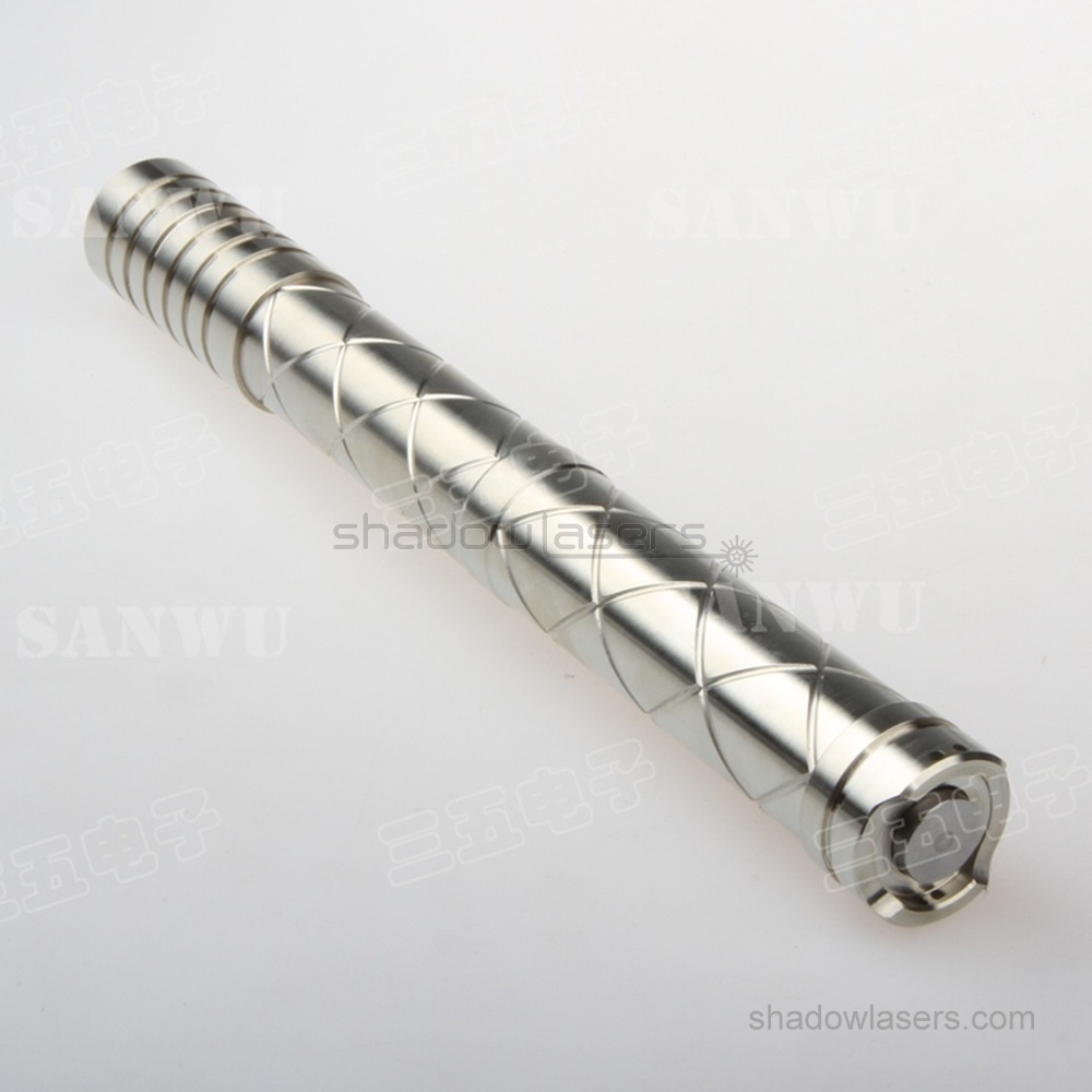 "HERO" BW5 445nm 7 Watts BURNING Blue Laser Pointer Sanwu Silver Series