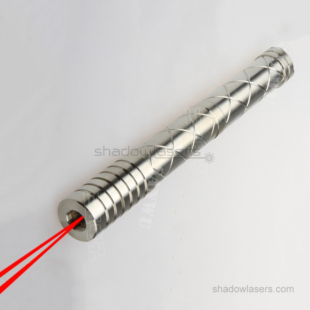 "HERO" RW5 638nm 1W,2W BURNING Red Laser Pointer Sanwu Silver Series