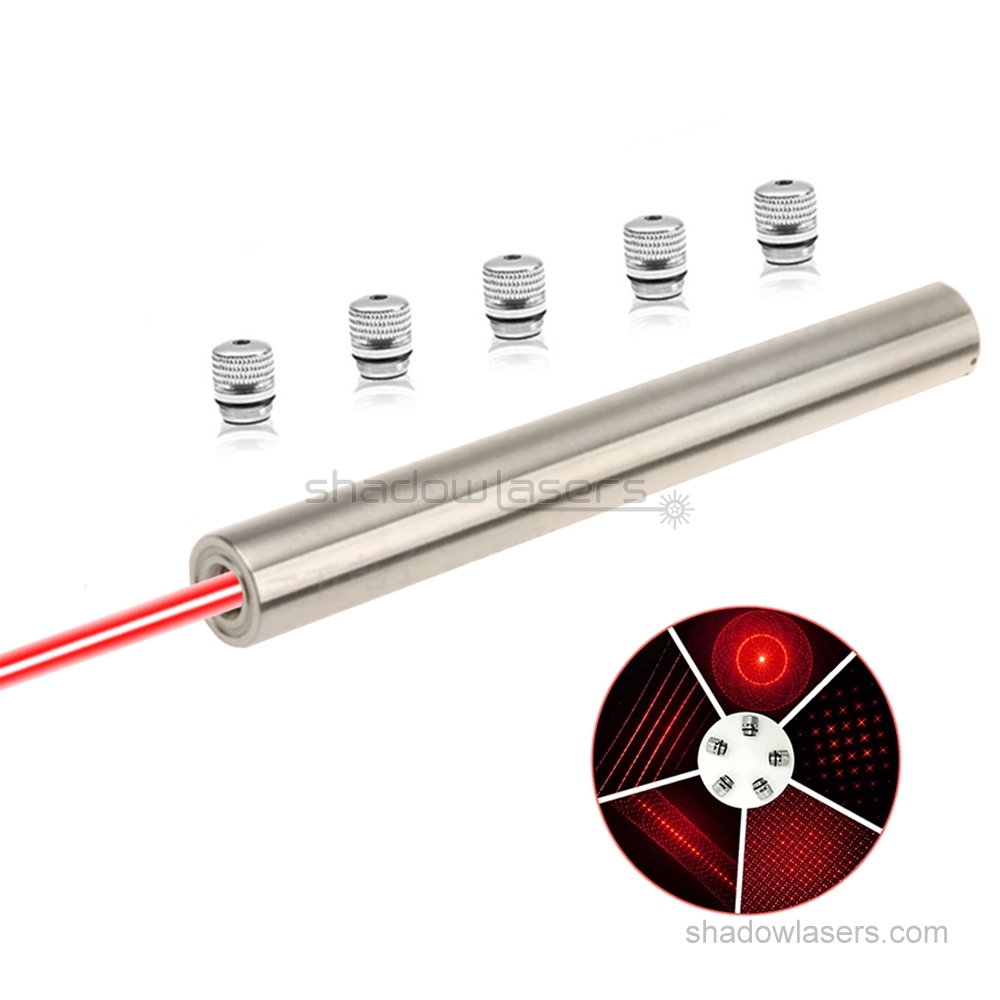 "HERO" RW5 638nm 1W,2W BURNING Red Laser Pointer Sanwu Silver Series