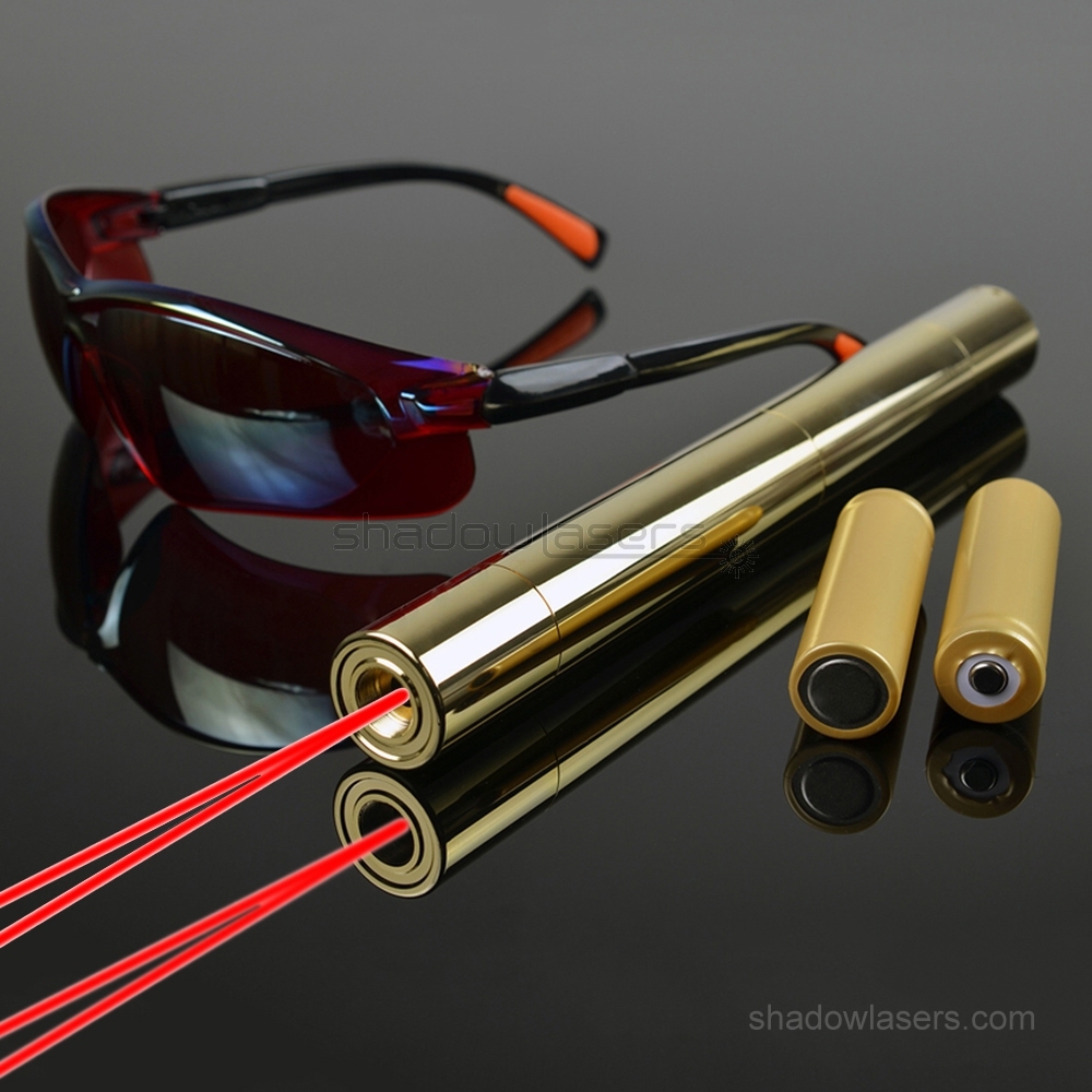 "HERO" RW5 638nm 1W,2W BURNING Red Laser Pointer Sanwu Silver Series