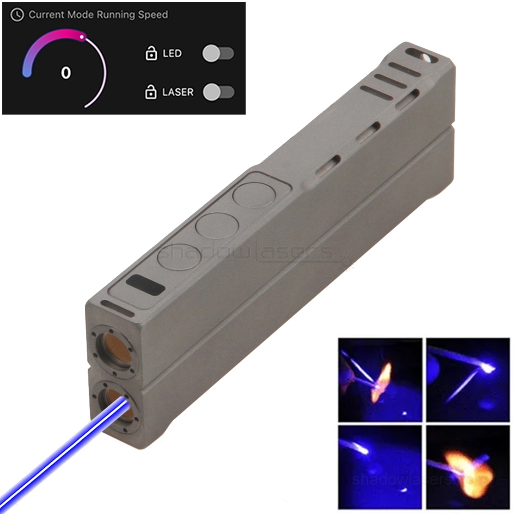 “PURGATORY” BW2 450nm 1W Blue Laser Pointer & Flashlight Sanwu Omen Series