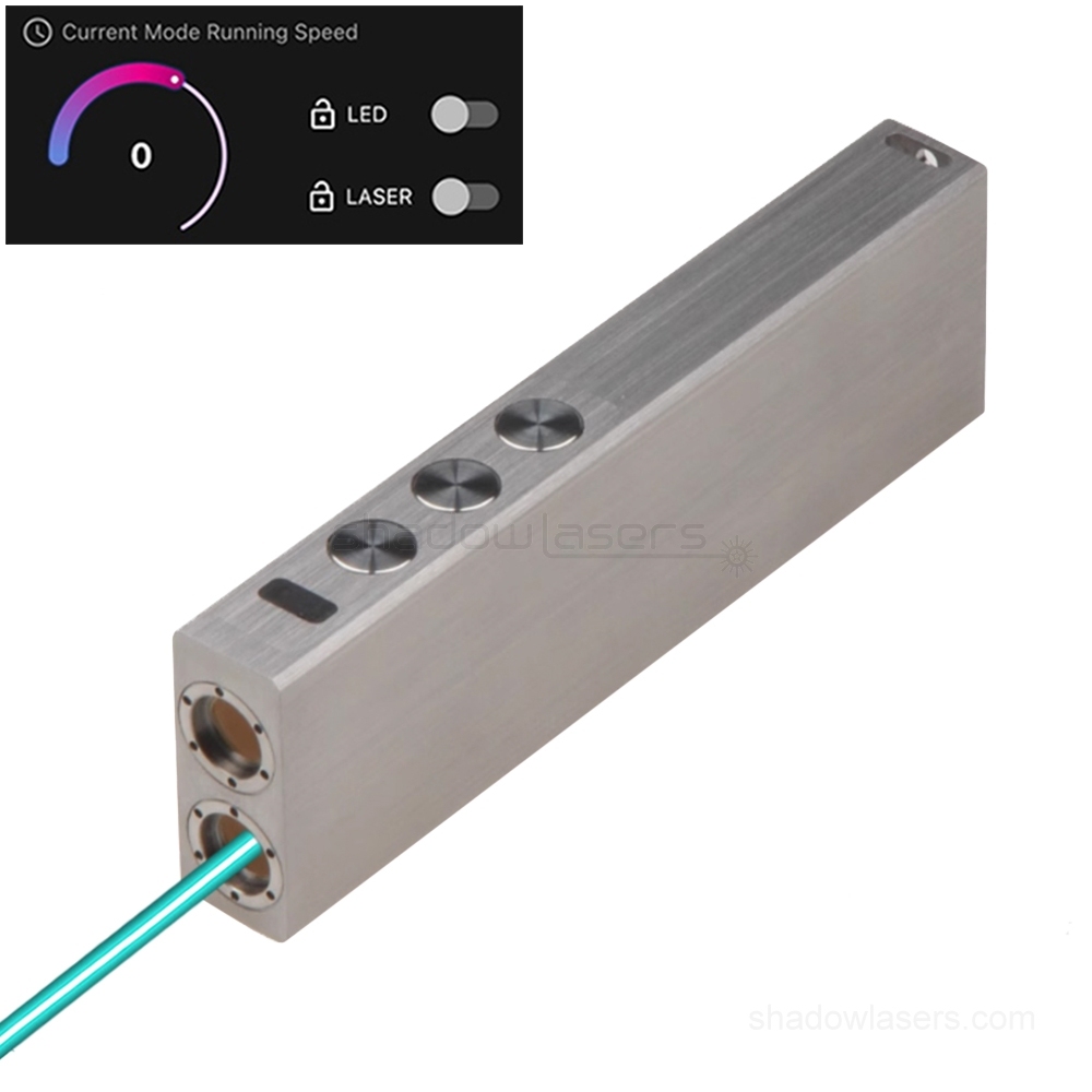 “PURGATORY” CW2 488nm 200mW Cyan Laser Pointer & Flashlight Sanwu Omen Series
