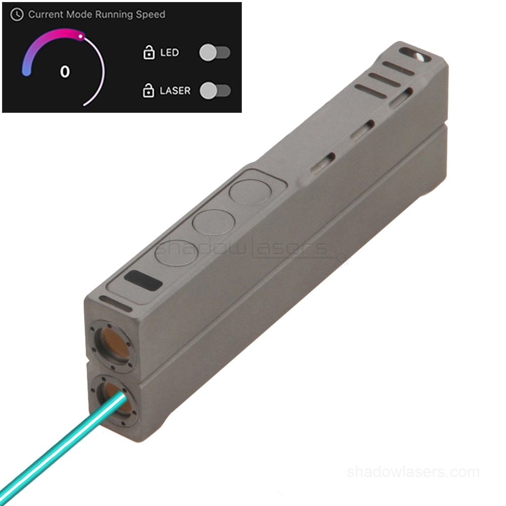 “PURGATORY” CW2 488nm 200mW Cyan Laser Pointer & Flashlight Sanwu Omen Series