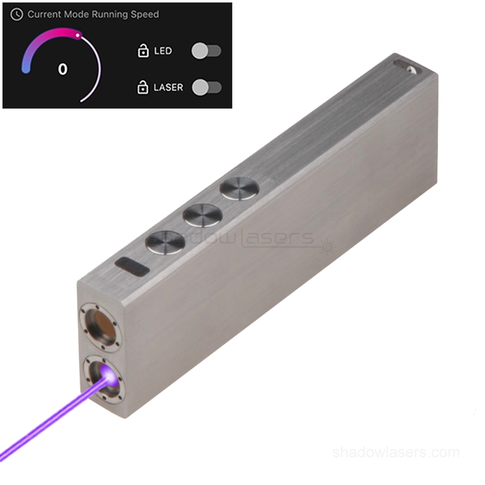 “PURGATORY” PW2 405nm 1W Purple Laser Pointer & Flashlight Sanwu Omen Series