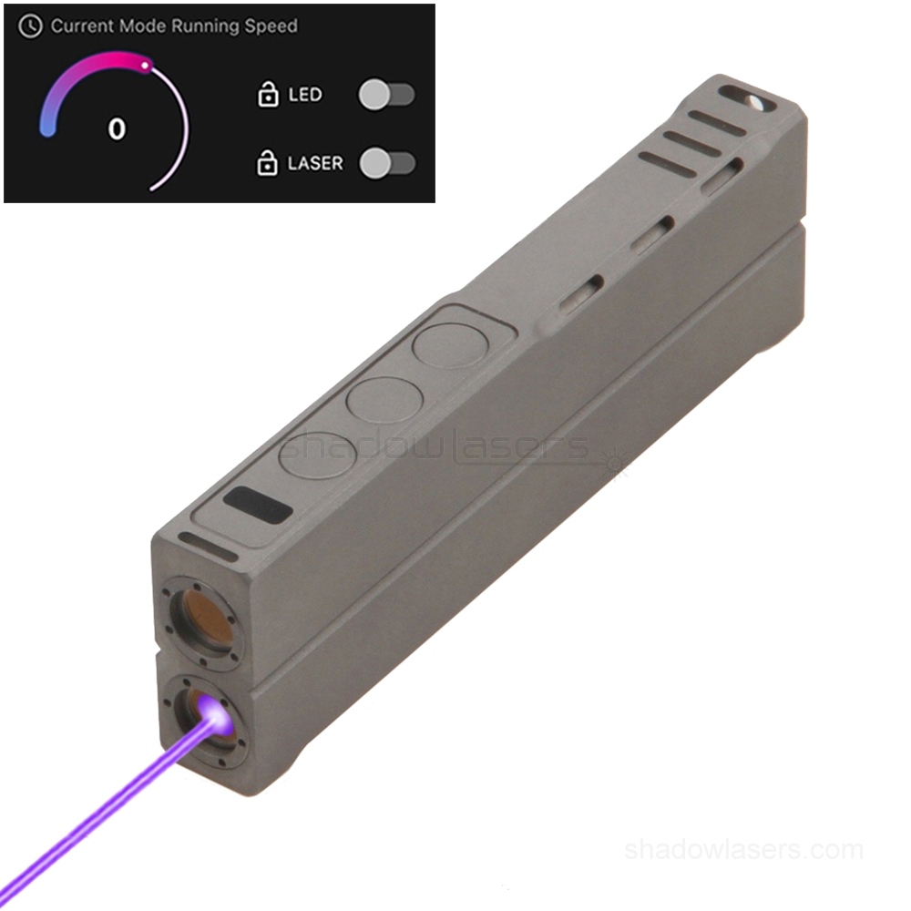 “PURGATORY” PW2 405nm 1W Purple Laser Pointer & Flashlight Sanwu Omen Series