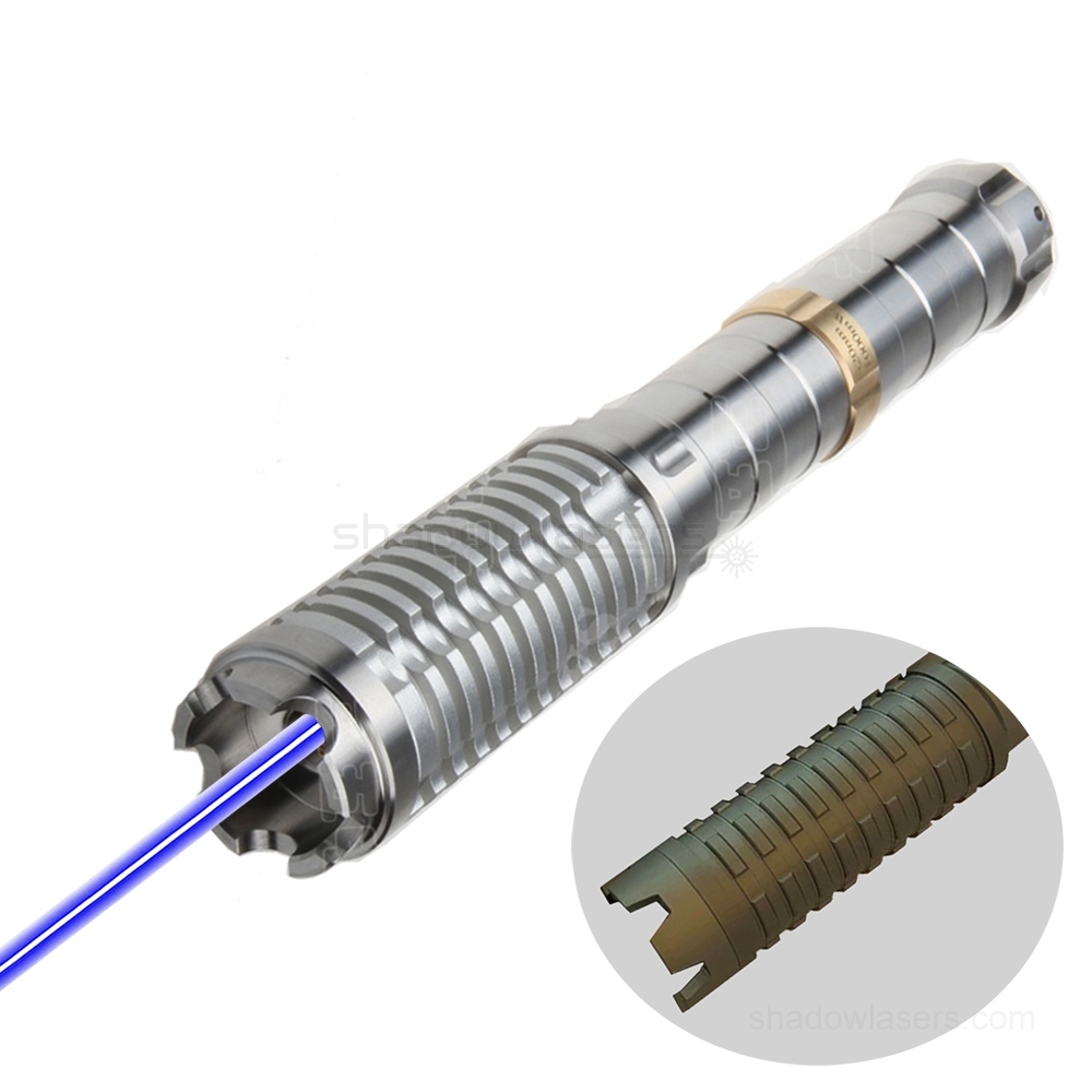 "DRAGON SLAYING" BW9 445nm World's Most Powerful 7.5 Watts BURNING Blue Laser Pointer & 2 x 26650 Batteries