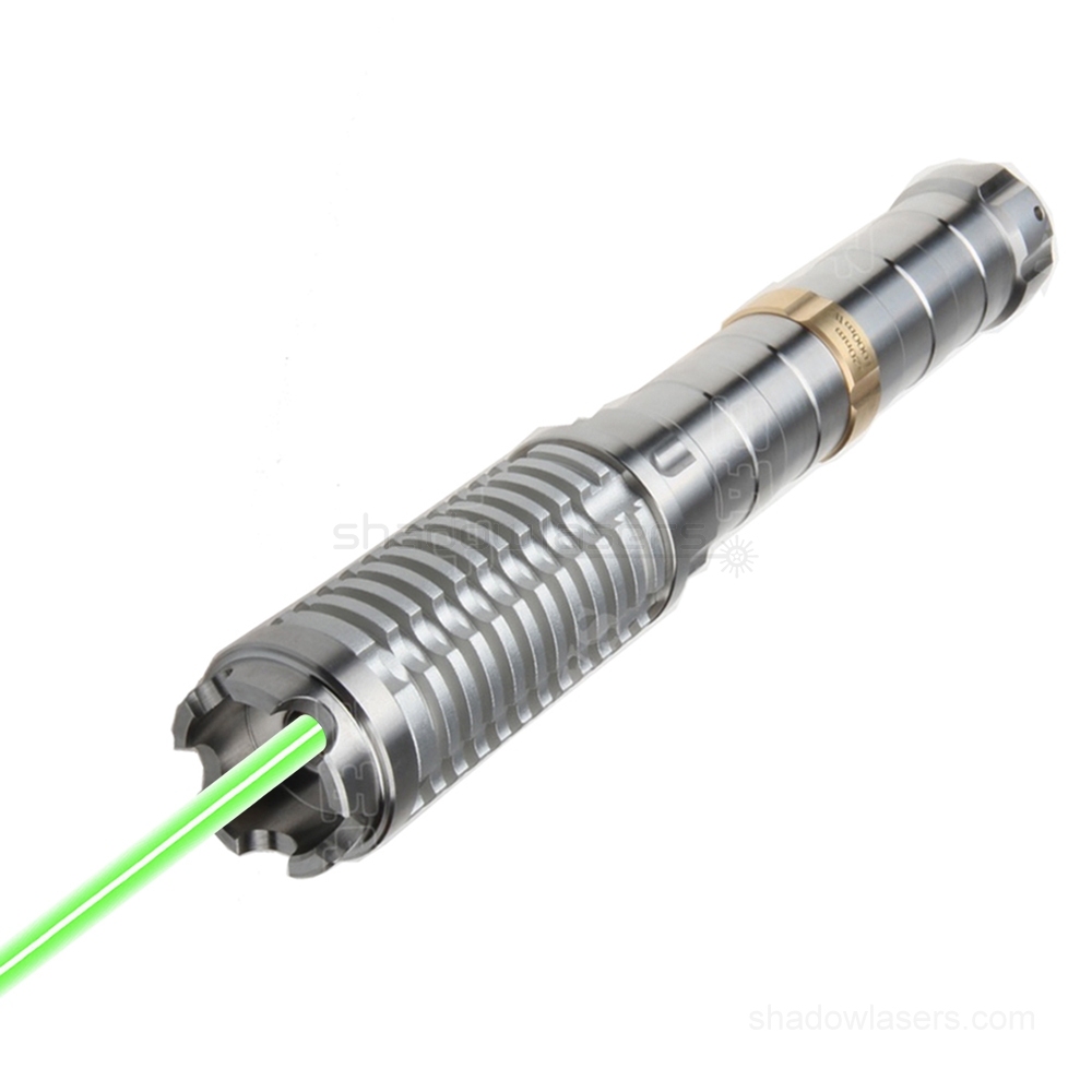 "DRAGON SLAYING" GW9 525nm World's Most Powerful 1.2W, 1.6W, 2W BURNING Green Laser Pointer & 2 x 26650 Batteries