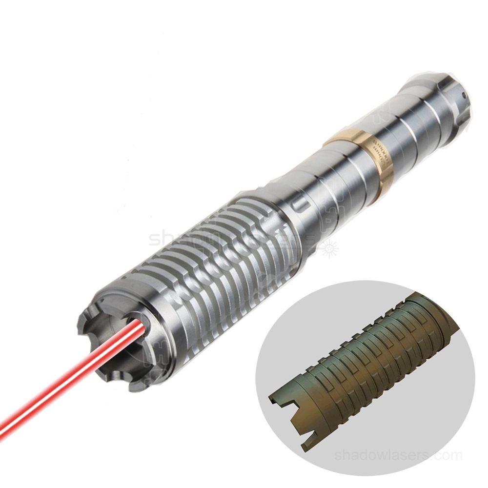 "DRAGON SLAYING" RW9 638nm World's Most Powerful 1W, 2W BURNING Red Laser Pointer & 2 x 26650 Batteries
