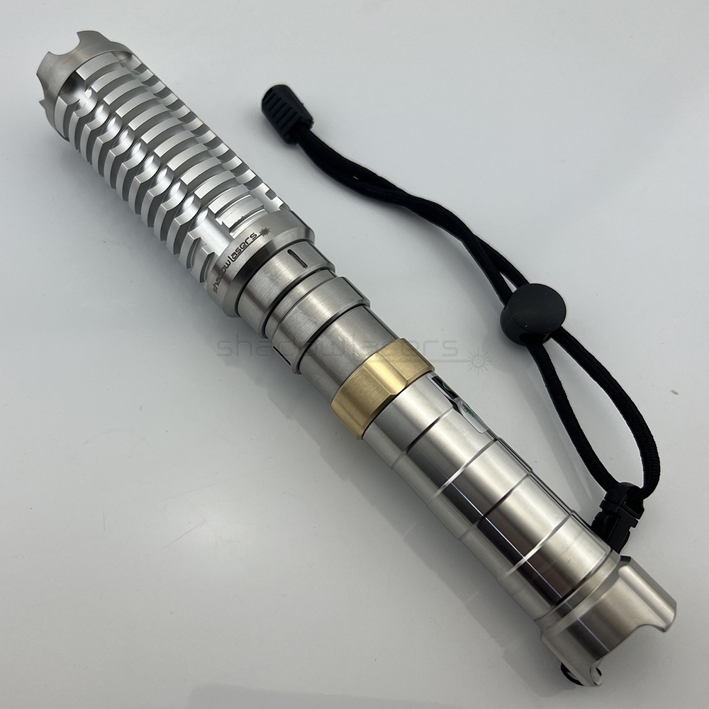 "STRIKER SABER" BW9-DM 445nm 1.5W, 3W, 5W, 7.5W BURNING Blue Laser Pointer & Double Magnetic Switches & 21700 Battery