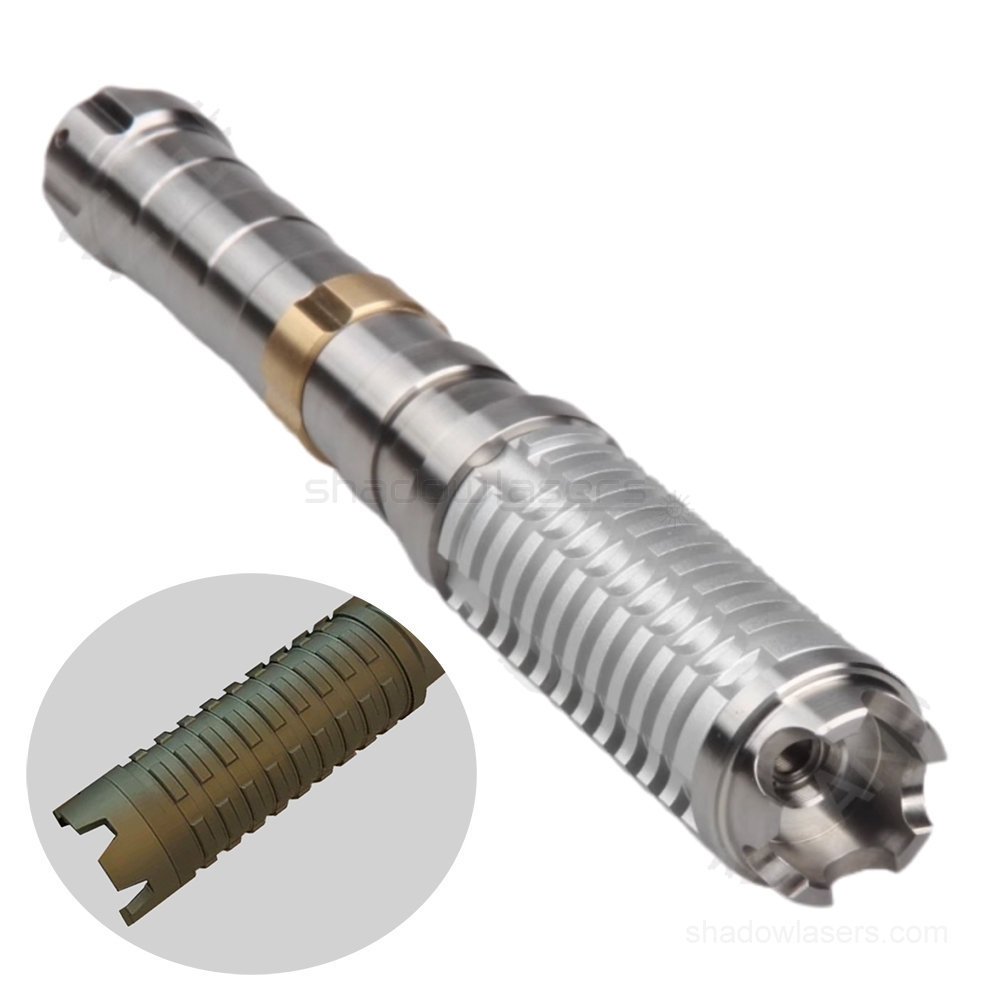 "STRIKER SABER" GW9-DM 525nm 1.2W, 1.6W, 2W BURNING Green Laser Pointer & Double Magnetic Switches & 21700 Battery