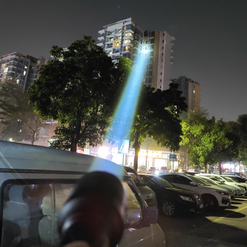 "FLAME" BD12 White Laser Flashlight 455nm 5W