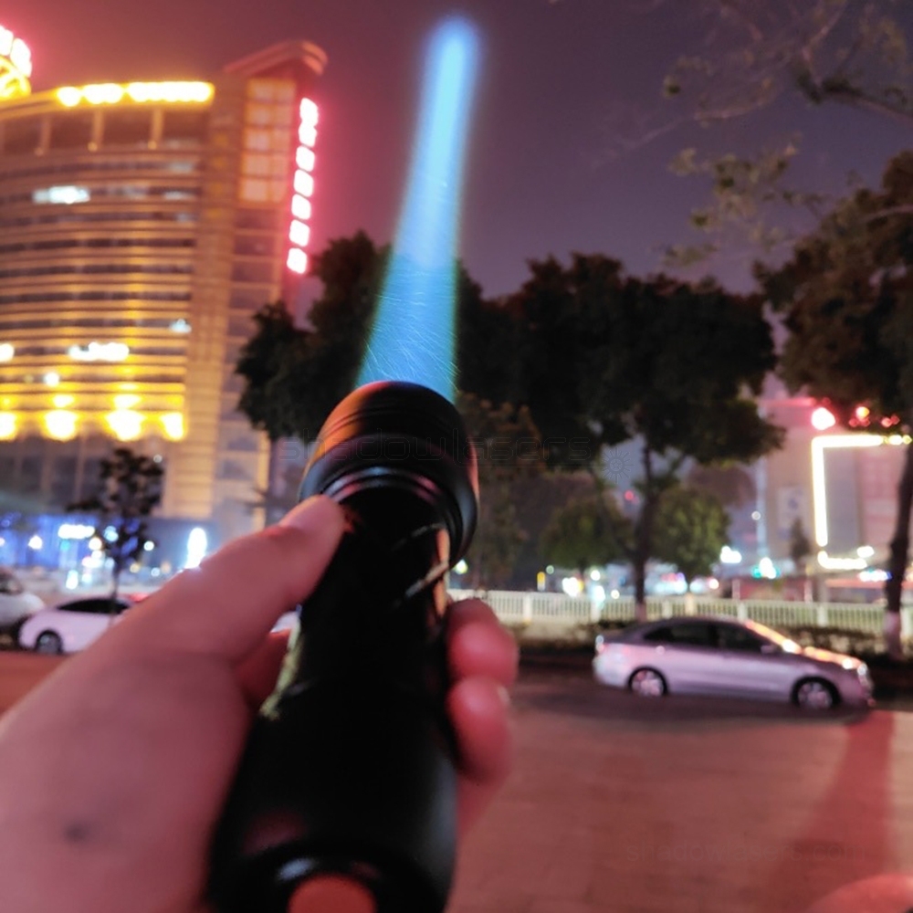 "FLAME" BD12 White Laser Flashlight 455nm 5W