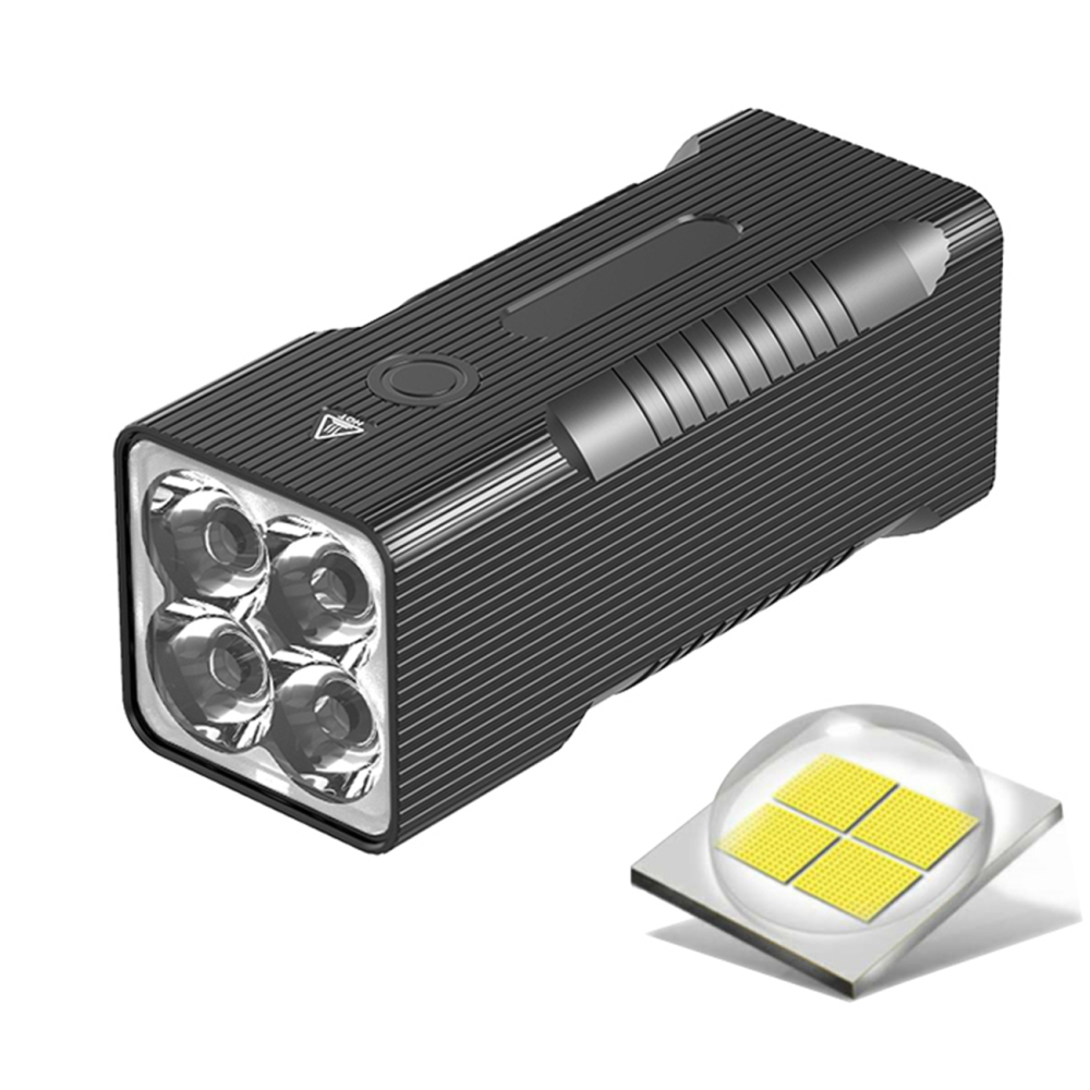 BT60 Tactical Flashlight 80W 8000 Lumens 4x P50/P90 LED